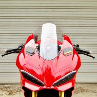 New Rage Cycles (NRC) Mirror Block off Front Turn Signals for the Ducati Panigale V2 (2025+)